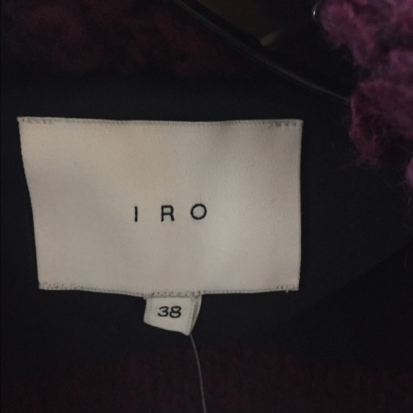 IRO Caty jacket in burgundy - Picture 4 of 4